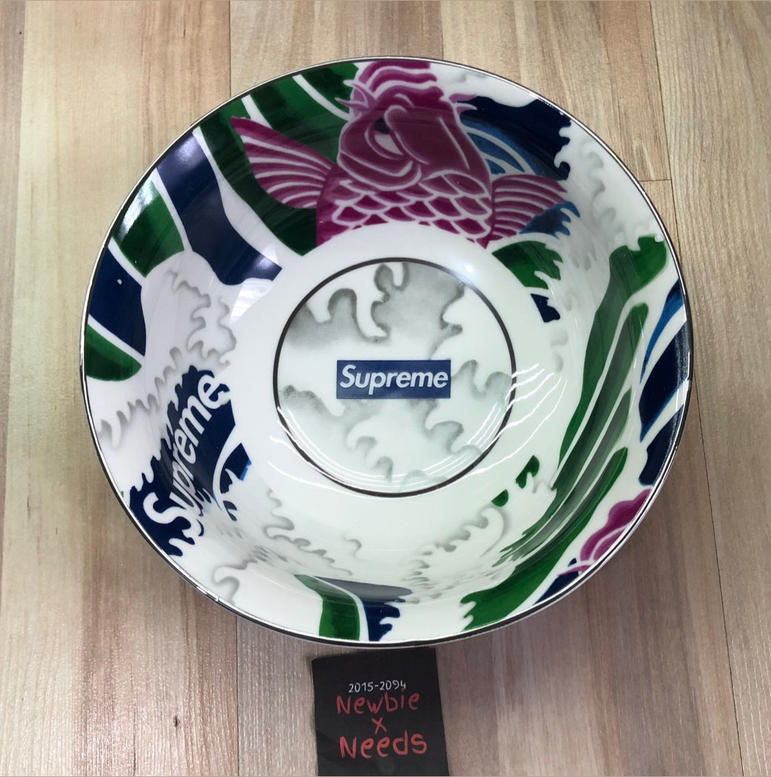 SS20 Supreme Waves Ceramic Bowl/Mangkuk Supreme– newbie-x-needs