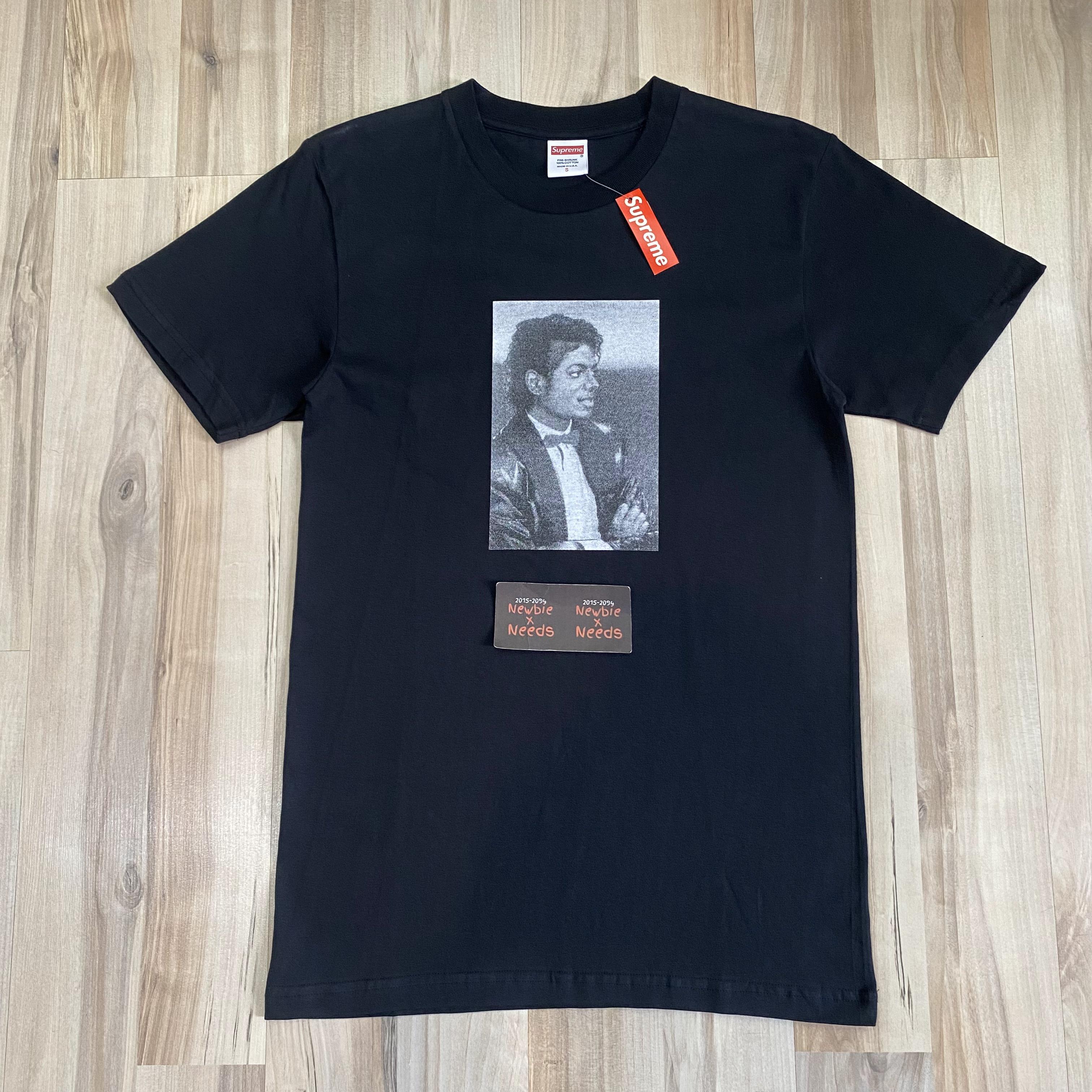 Supreme Michael Jackson Tee Black/Kaos Supreme Michael Hitam