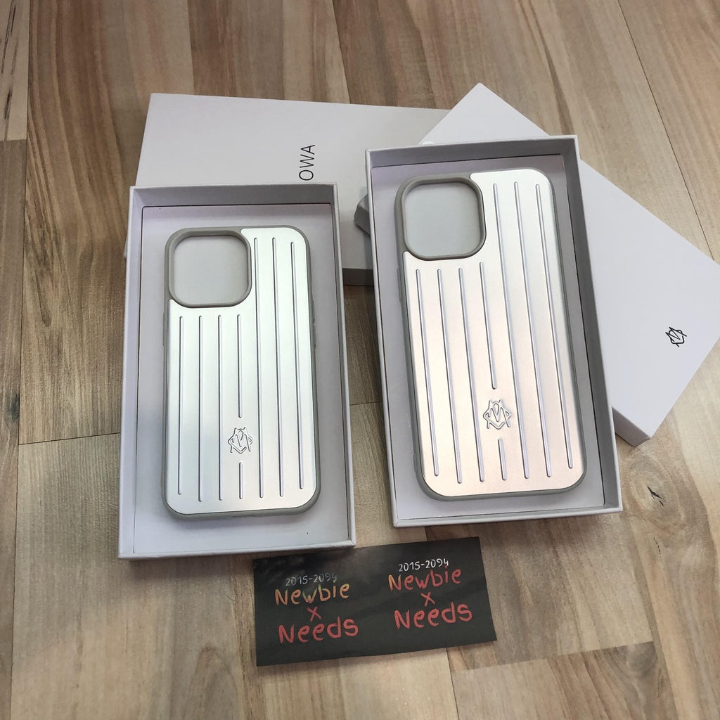Rimowa Iphone 13/13Pro/13 Pro Max Case Silver/Casing Iphone Rimowa
