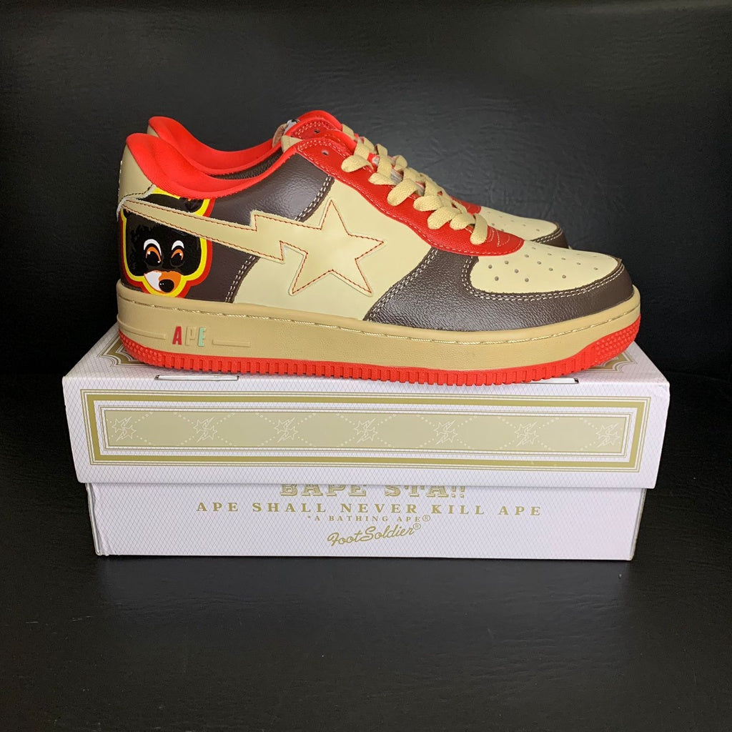 A Bathing Ape Bapesta Kanye West College Dropout Sneakers/Sepatu Bapes ...