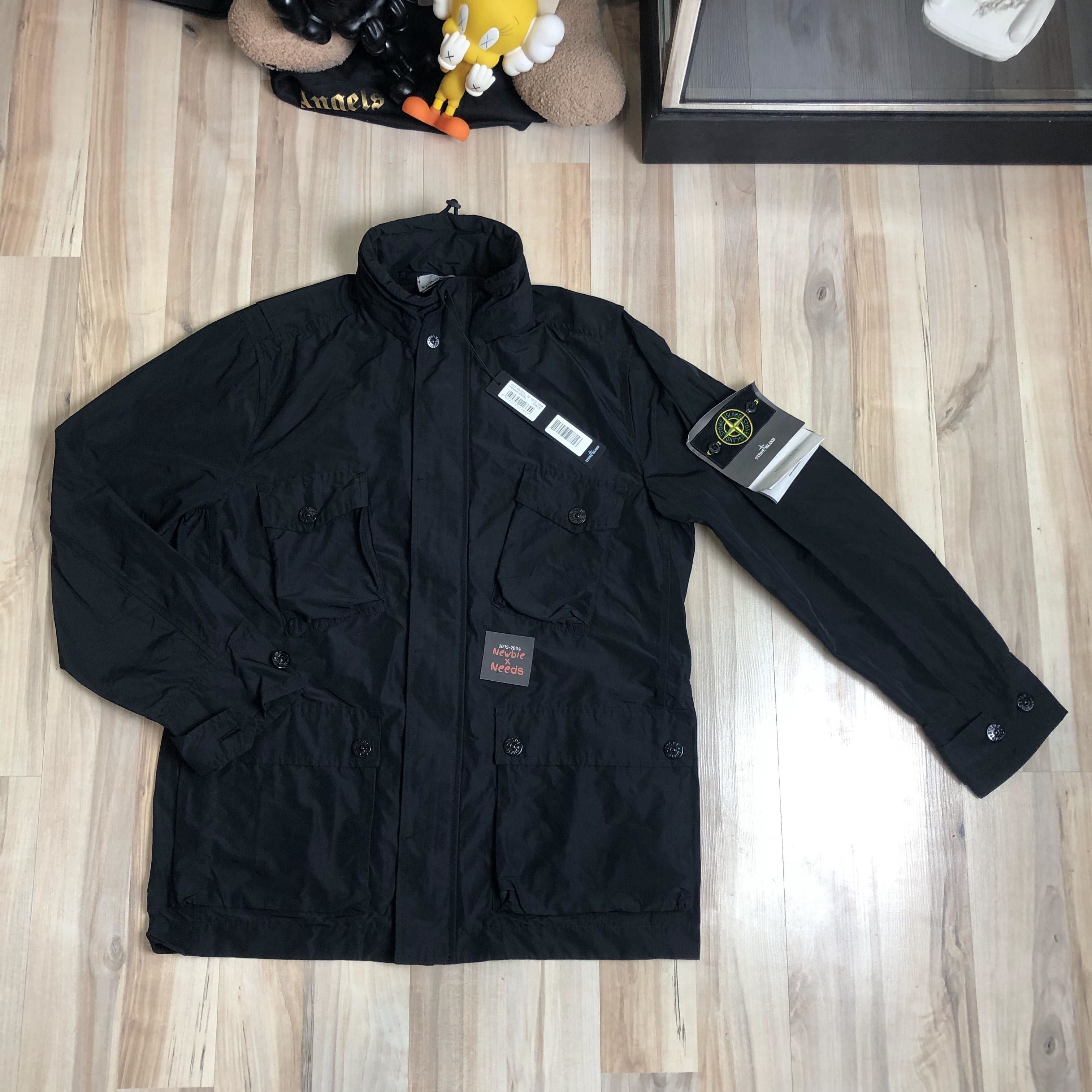 SS21 40922 Stone Island Micro Reps Field Jacket Black/Jaket SS21